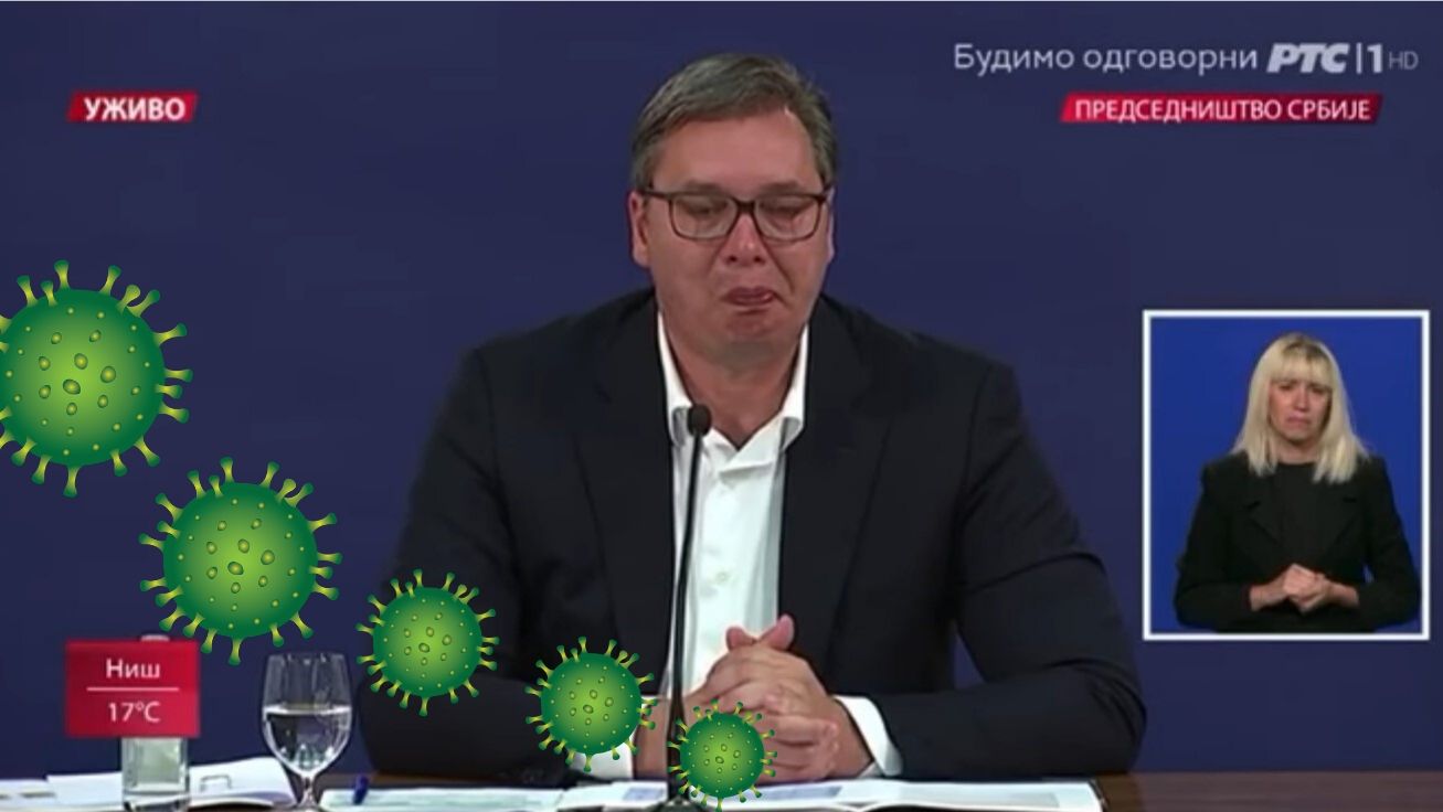 Koronavirus počeo da napušta Srbiju kada je vidio Vučićeve suze ...